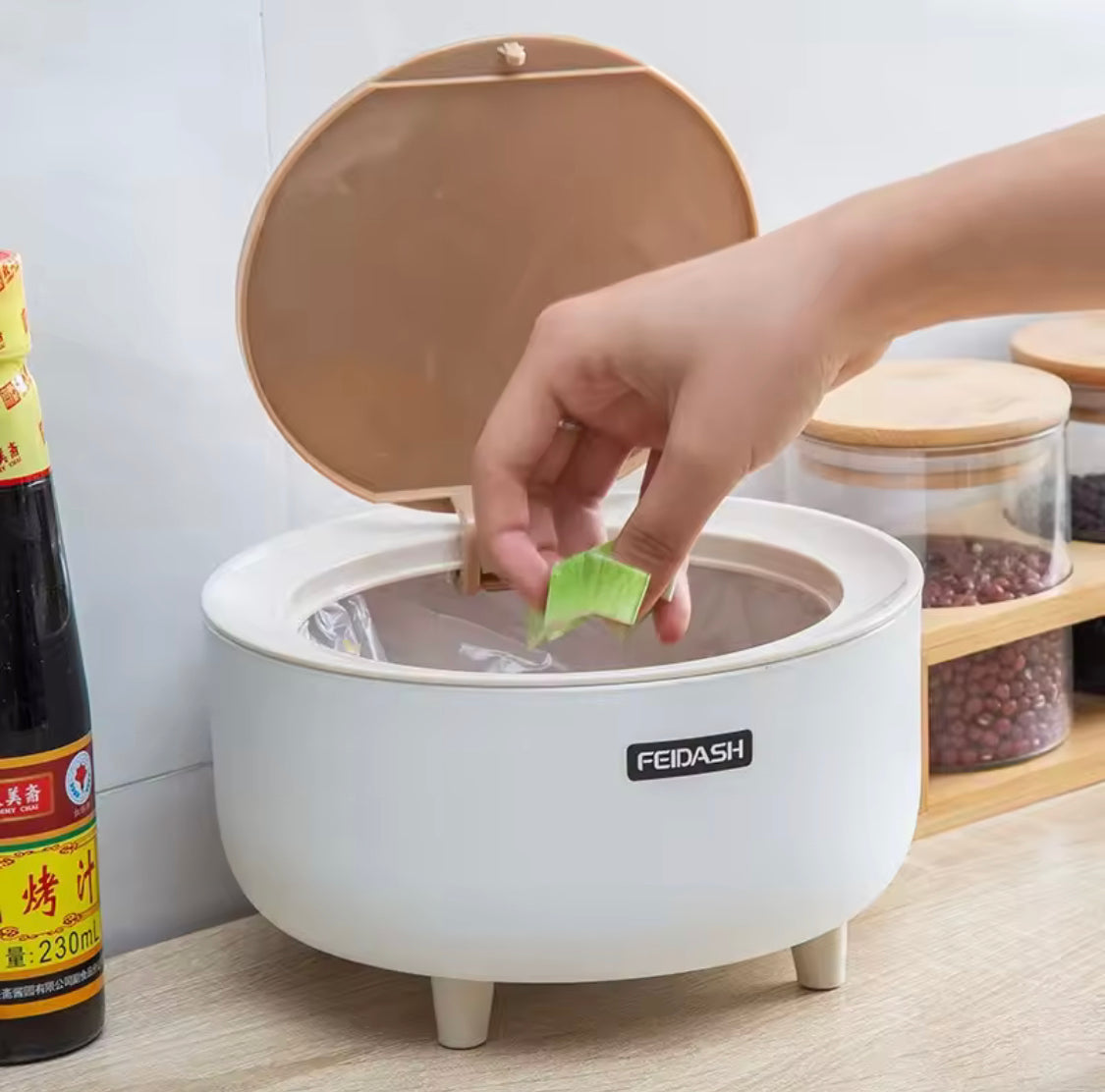 Nordic Press Desktop Trash Can, Creative Desktop Dust Bin, Bedroom Bedside Trash Can With Lid Nordic Press Desktop Trash Can, Creative Desktop Dust Bin, Bedroom Bedside Trash Can With Lid